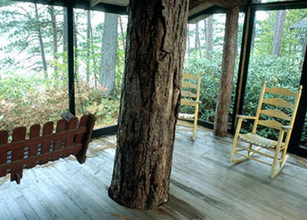 Screened Porch off the Presidents Cabin